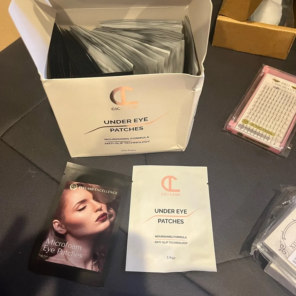 Eyelash Extension Tools Bundle – Tweezers, Brushes & Accessories Lot
